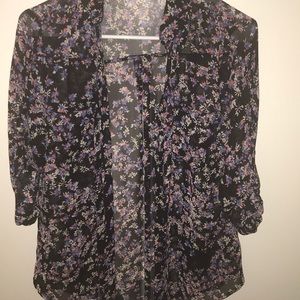 Express button down top